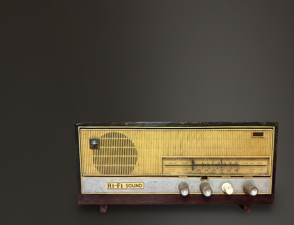 금성 A-505 라디오